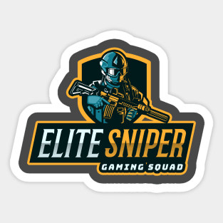 Elite Sniper Gaming Squad Sticker